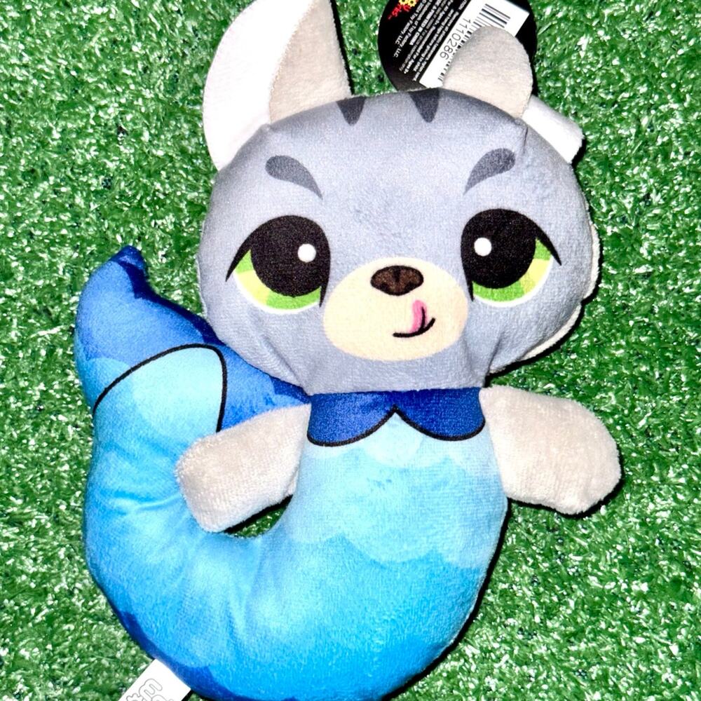 Toy Works Cat Mermaid Plush Stuffed Animal Toy New With Tag